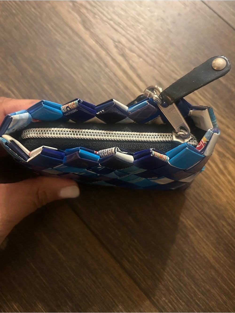 Nahui Ollin Upcycled Candy Wrapper vintage Mini Clutch